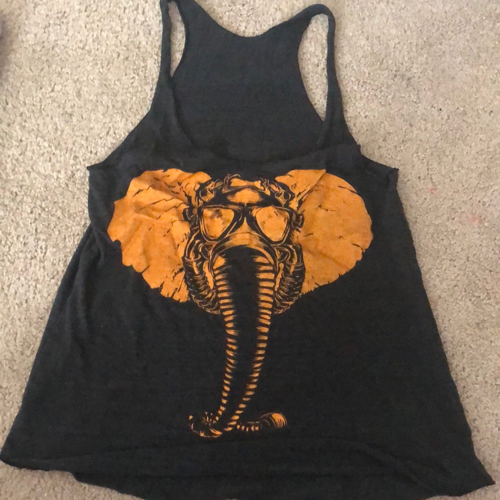 Cool elephant tank top